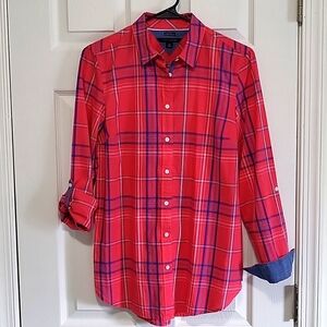 Tommy Hilfiger plaid button down